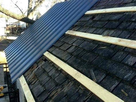 installing sheet metal roofing over shingles|steel roofing over existing shingles.